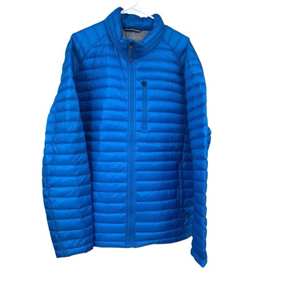 NWOT Men's Blue Puffer Jacket - Picture 1 of 7